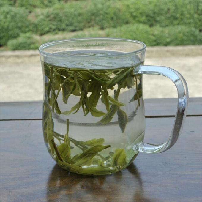 Sintomas chineses ensacados do relevo do chá verde de Longjing do chá verde do esforço e da ansiedade