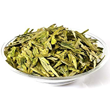 Benefícios de saúde longjing bons do auxílio da perda de peso do chá verde do dragão mais saudável do sorriso