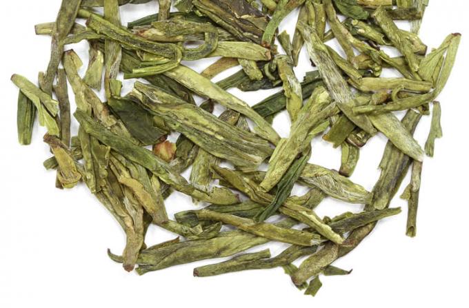 Chá orgânico fermentado ensacado do poço do dragão com forma muito distintiva