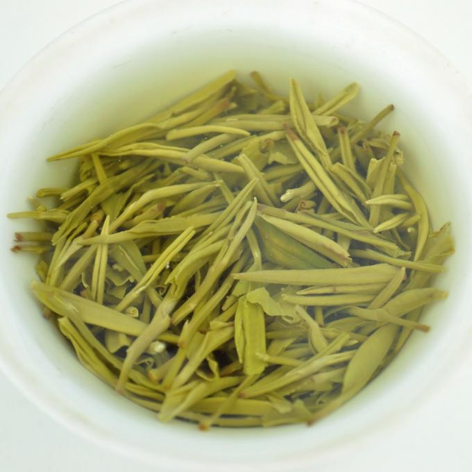 Chá verde chinês da forma magro das listras com palato encorpado e sabor restante doce