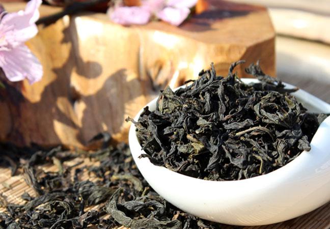 O emagrecimento aplainou o chá de Foojoy Wuyi Oolong com as folhas de chá verdes aplainadas